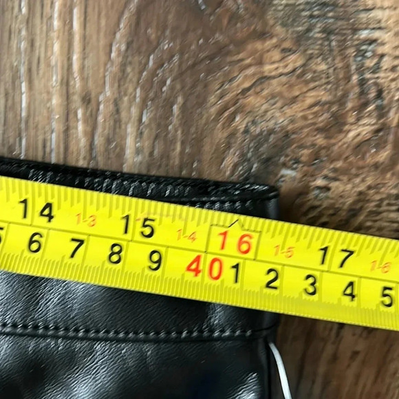 NWT Joie Black Faux Leather Pants Limited Edition Size 10 - Picture 5 of 12